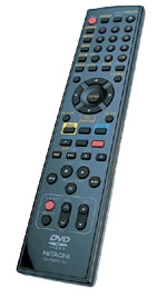 hitachi remote - dvd dimensions