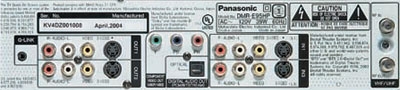 Panasonic DMR-E95H back