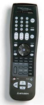 Mitsubishi 52-inch DLP HDTV remote