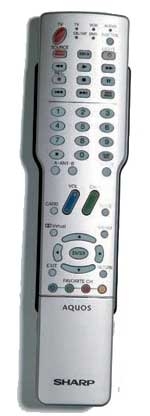 Sharp Aquos LCD remote