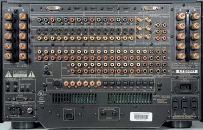 denon avr-5805 back