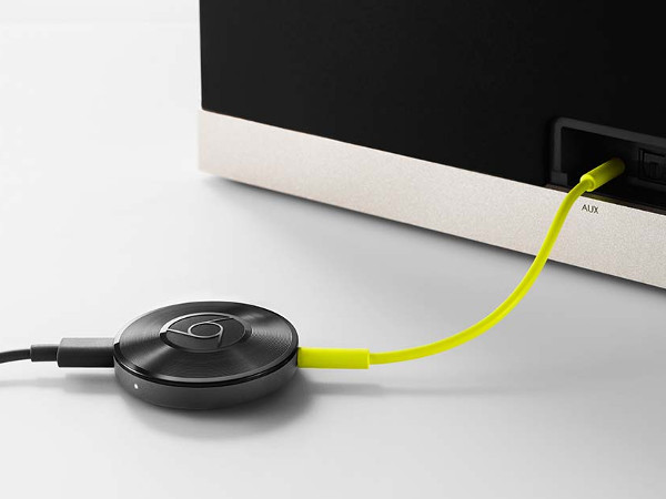 Chromecast headphone top jack