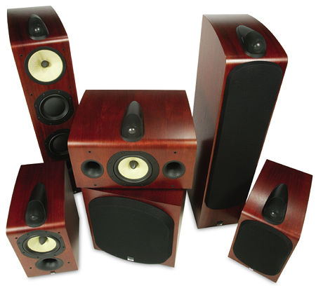 B&W 703, HTM7, 705, ASW750 surround speaker system