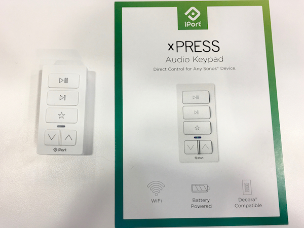 New iPort Keypad is xPressly for Sonos | & Vision