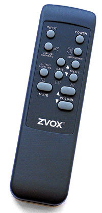 zvox soundbar remote