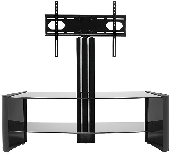 Omni mount glass discount tv stand