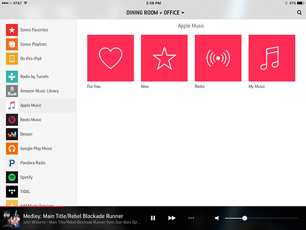 apple music and sonos