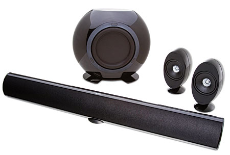 soundbar with surround speaker outputs