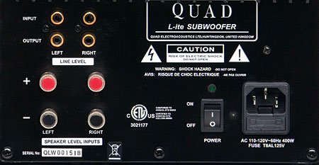 Quad sales l2 subwoofer