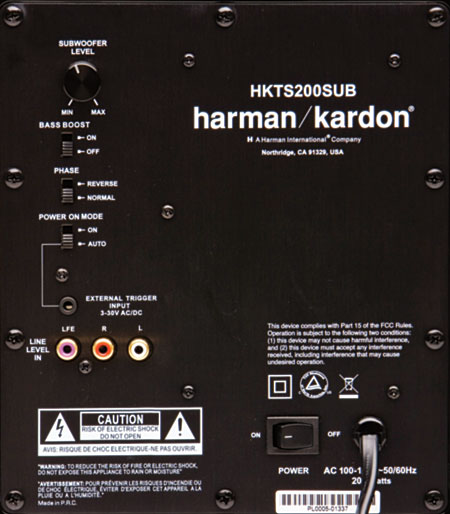 Harman Kardon HKTS 30 Speaker System 
