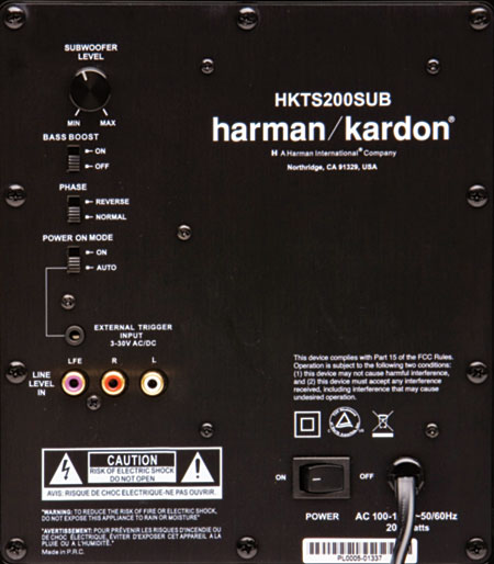 harman kardon hkts 16 setup