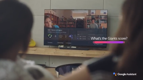 lg webos tv google assistant