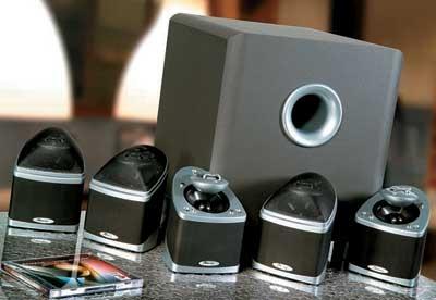 Sony Satellite Speakers Mirage Nanosat Home Theater Speaker System Sound Vision