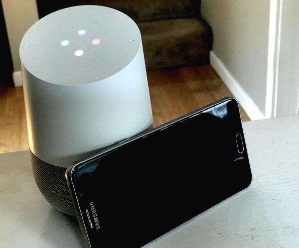 bluetooth speaker on google home