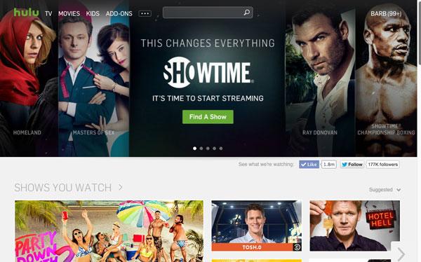 Showtime streaming sale